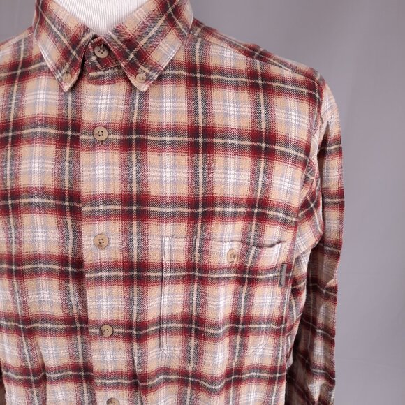 Woolrich Flannel Plaid Long Sleeve Shirt Men's XL Button Down Workcore Outdoor - Picture 3 of 8